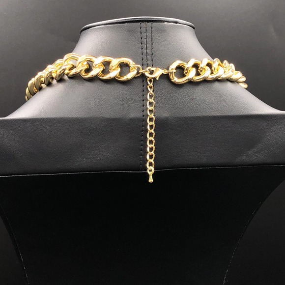 Iced Tiger Pendant Gold Tone Necklace Hip Hop Urban 18" 21"  Chain Mens Womens - Picture 4 of 12